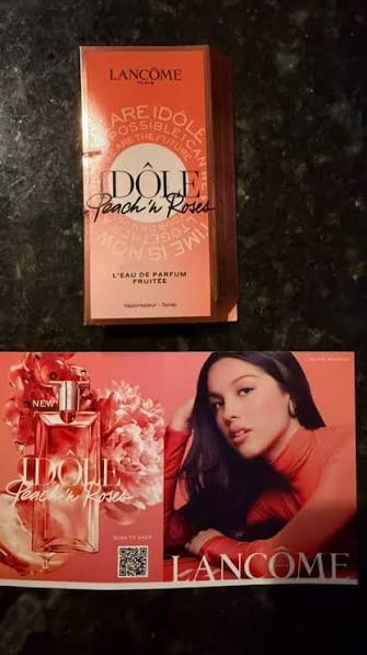 Echantillon Lancome Idole Peach and Rose