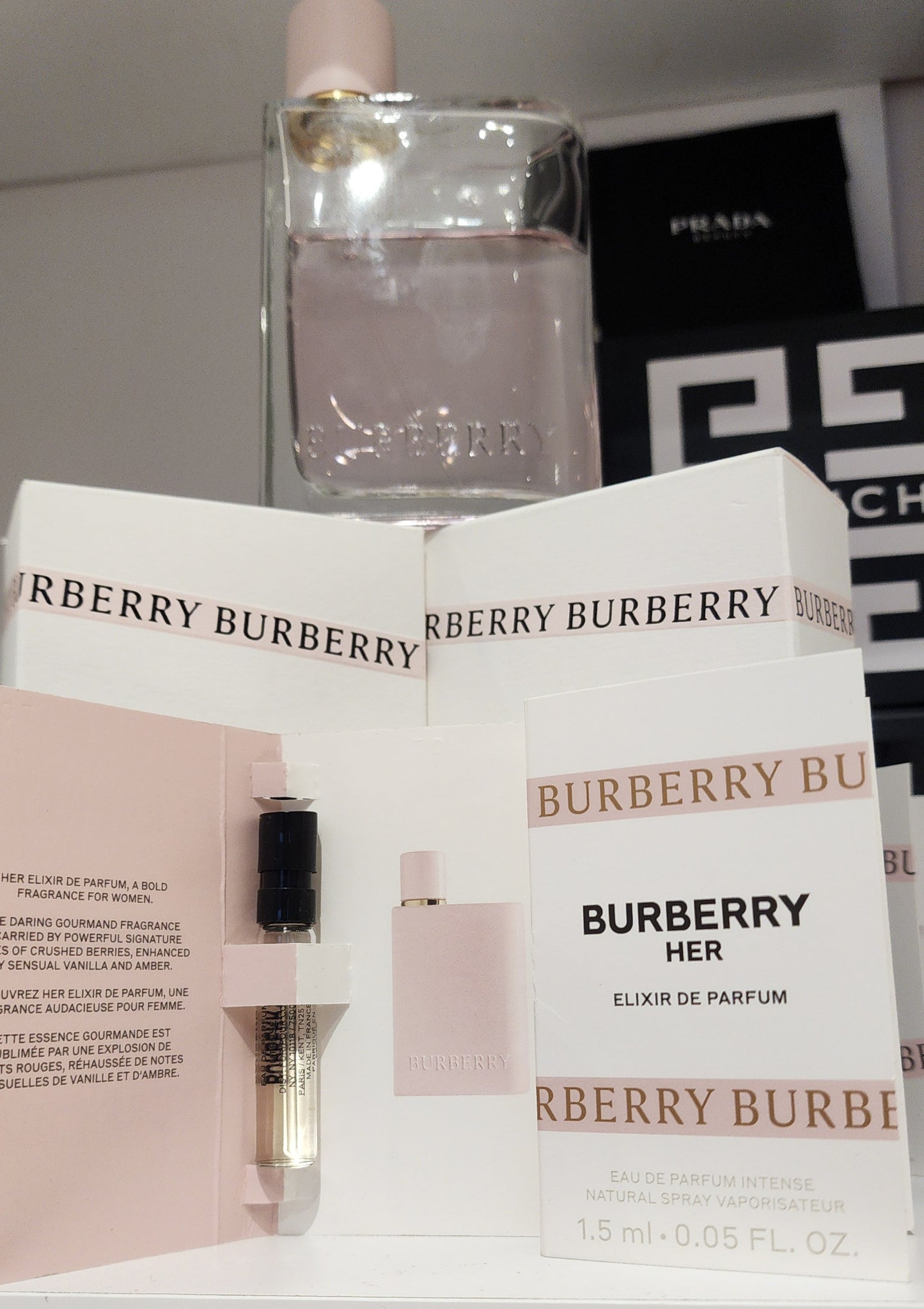 Echantillon Burberry her eau de parfum intense 1.5ml