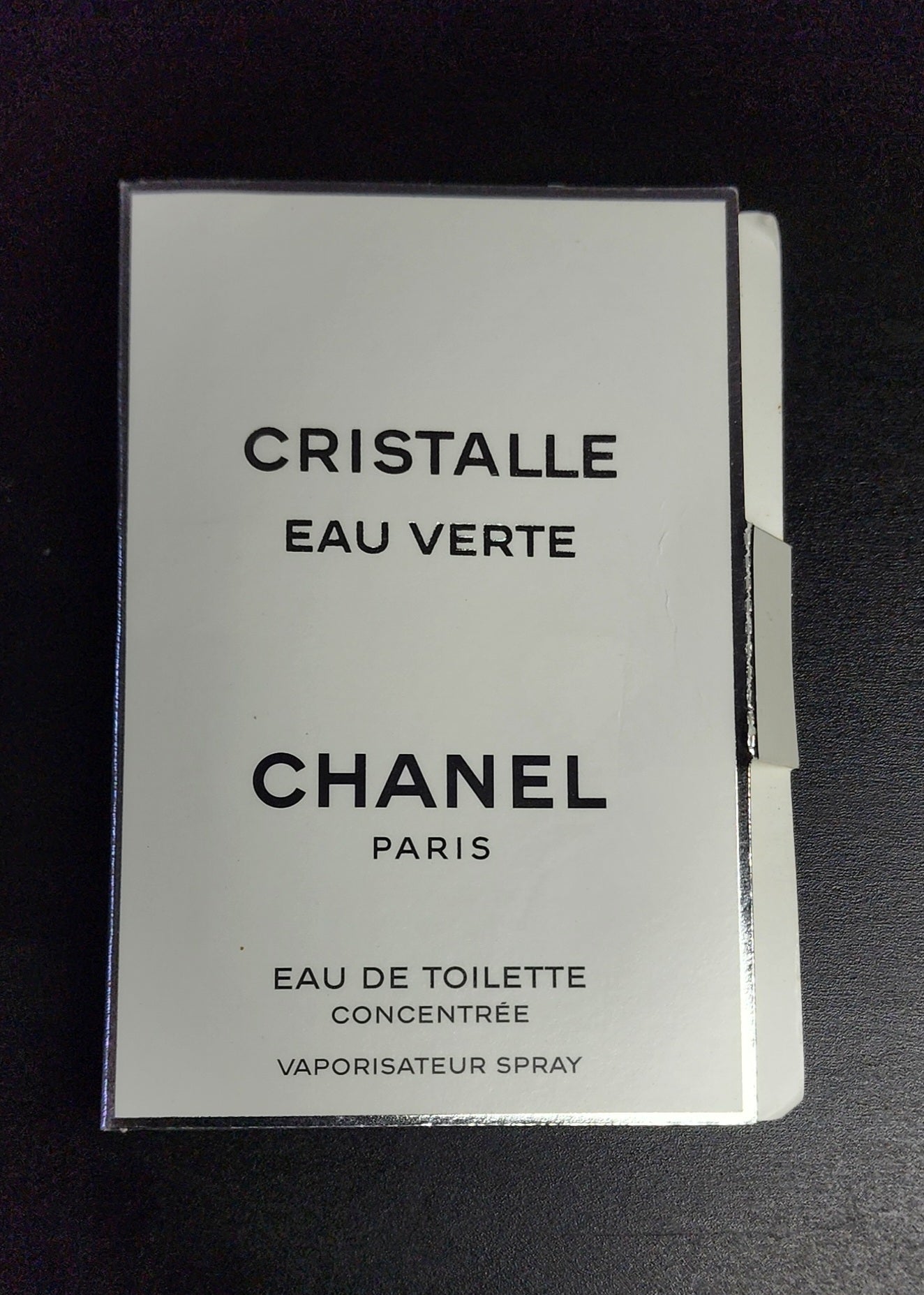 Echantillon Chanel Cristalle Eau Verte