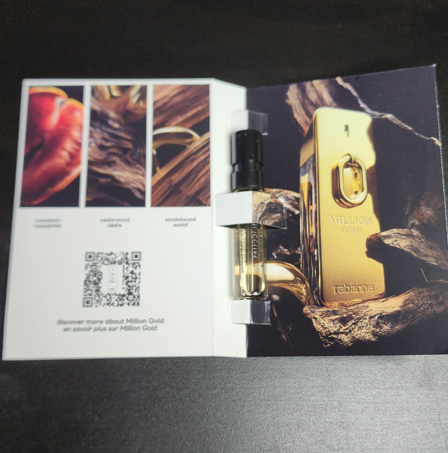 Echantillon One Million Gold Homme