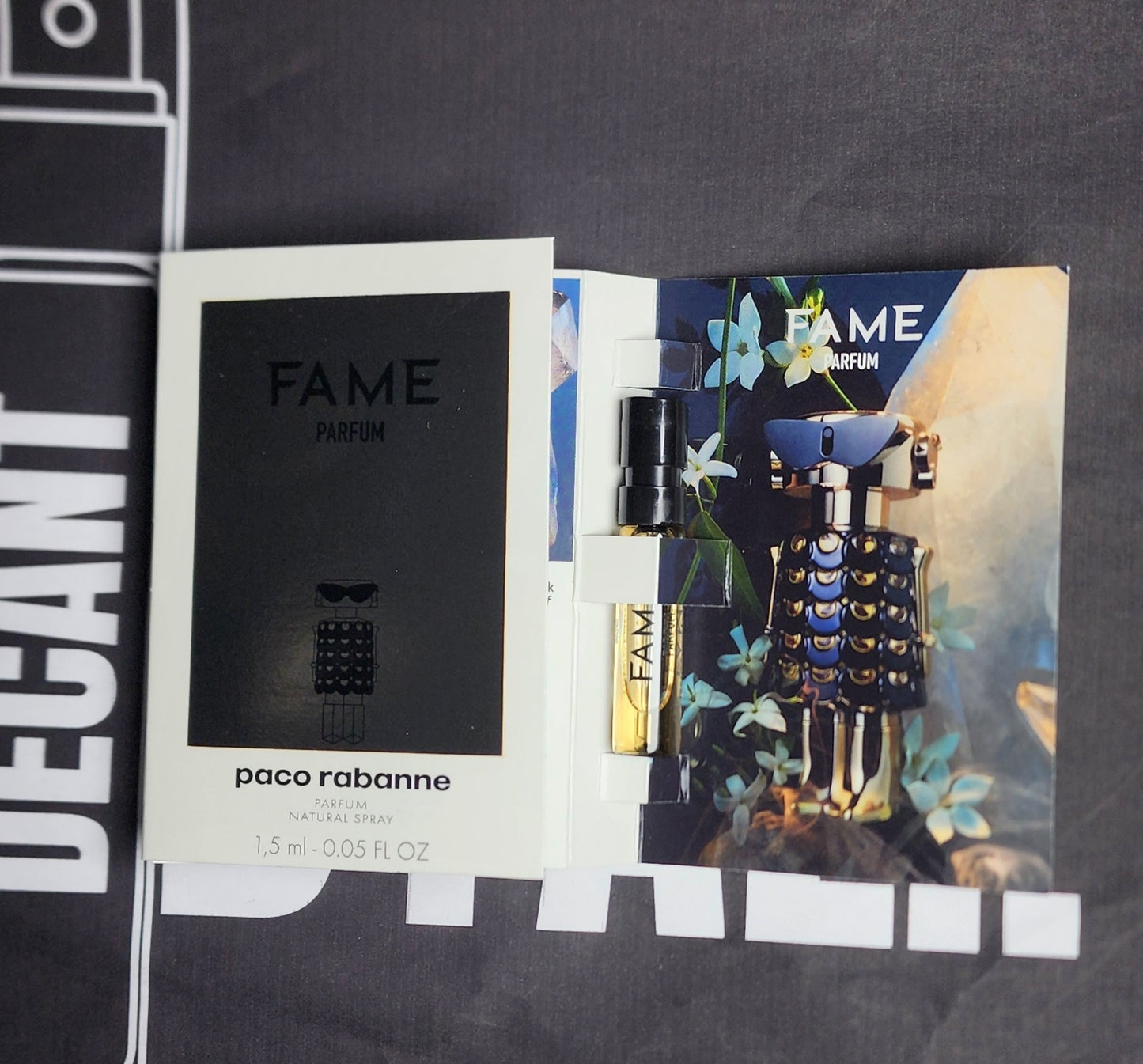 Echantillon Fame le Parfum Paco Rabanne sans emballage