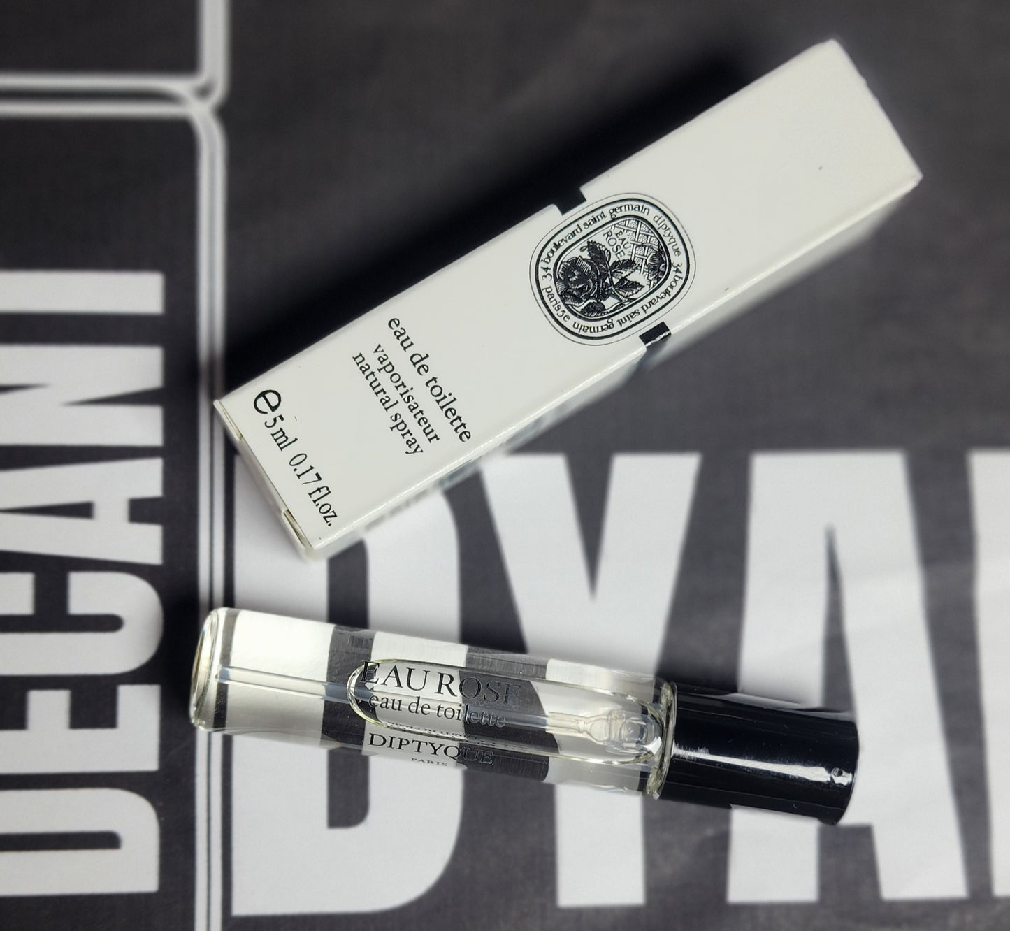 . Miniature Dyptique Eau Rose 5ml Femme