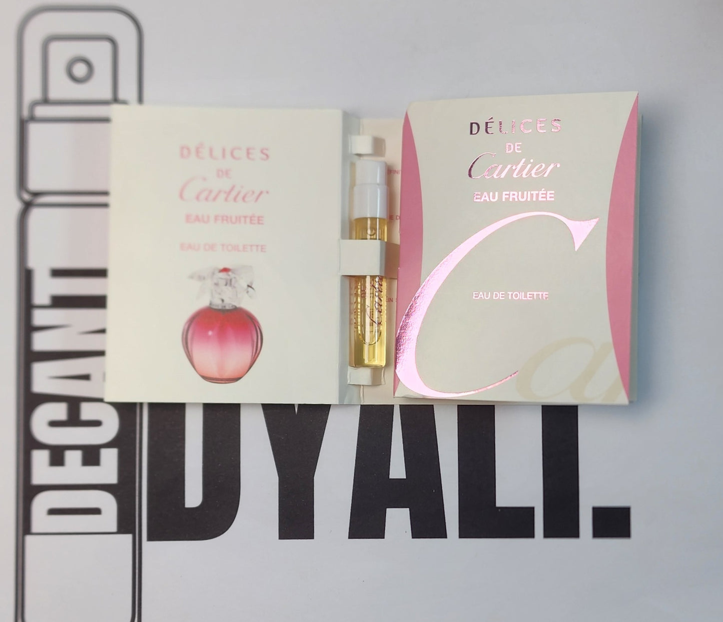 Echantillon Dèlice De Cartier Eau Fruitèe