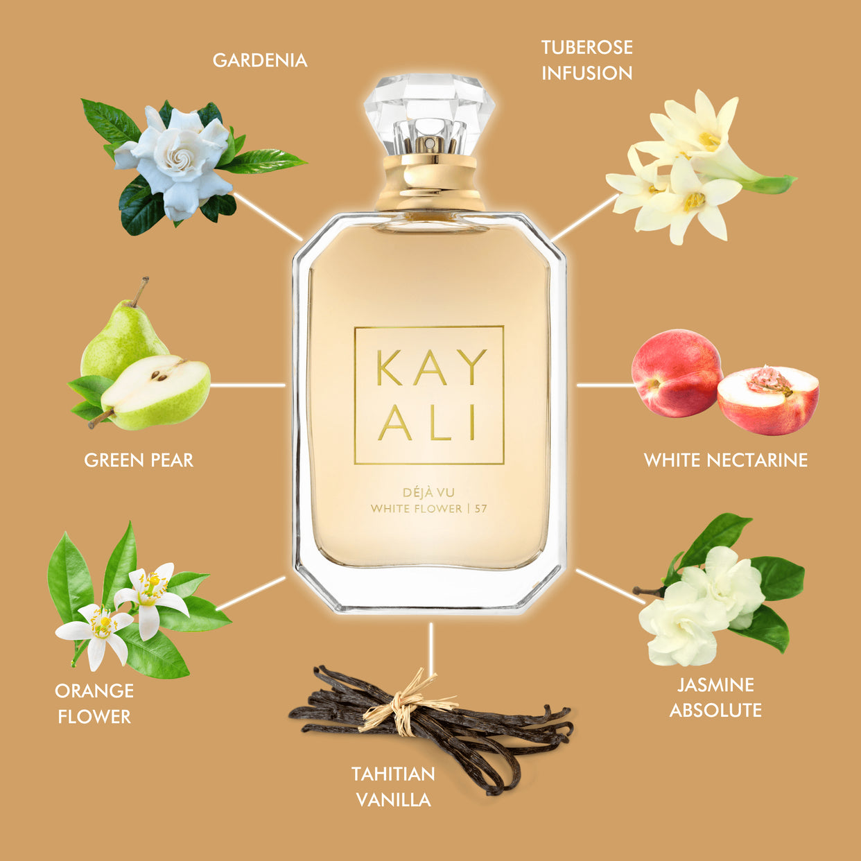 Miniature Kayali Deja Vue White Flower travel spray