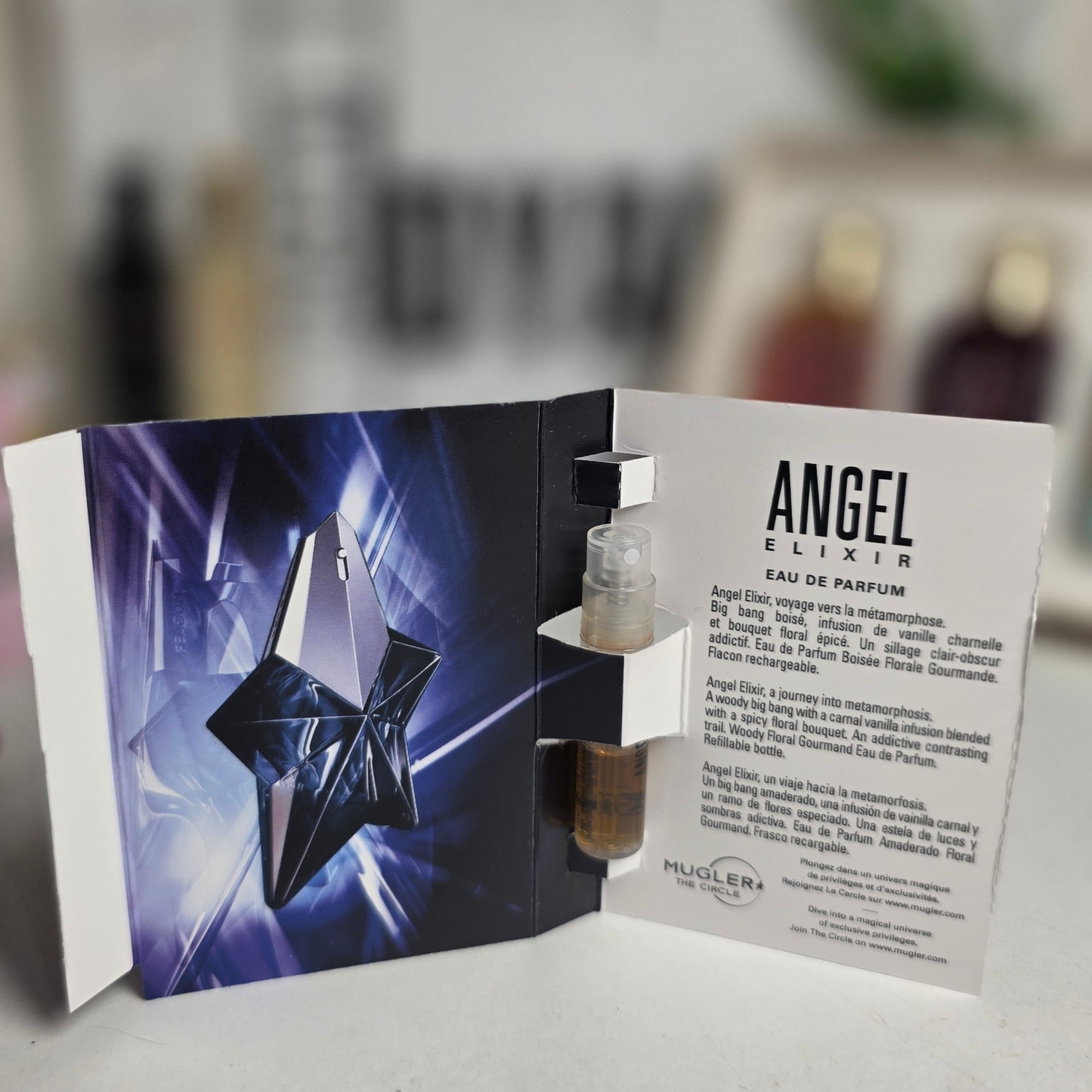 Echantillon Mugler Angel Elixir eau de parfum Femme