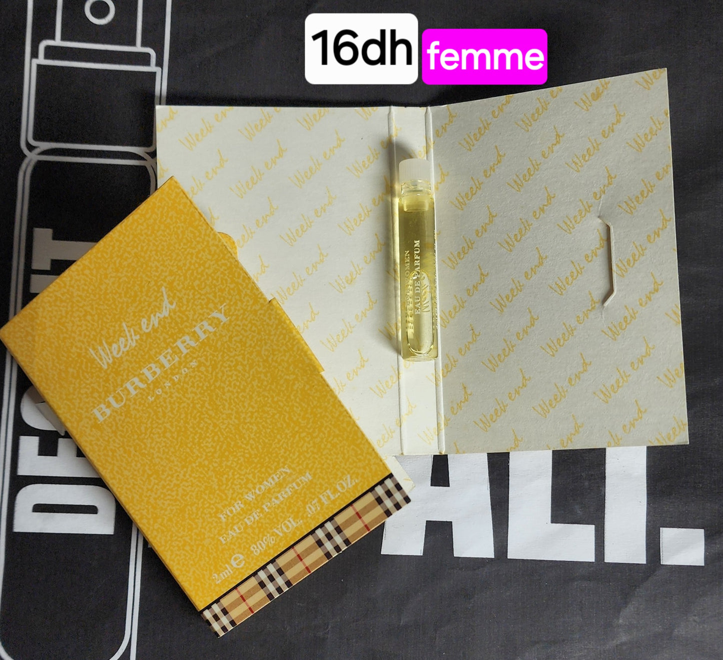 Echantillon Weekend Burberry Eau de Parfum