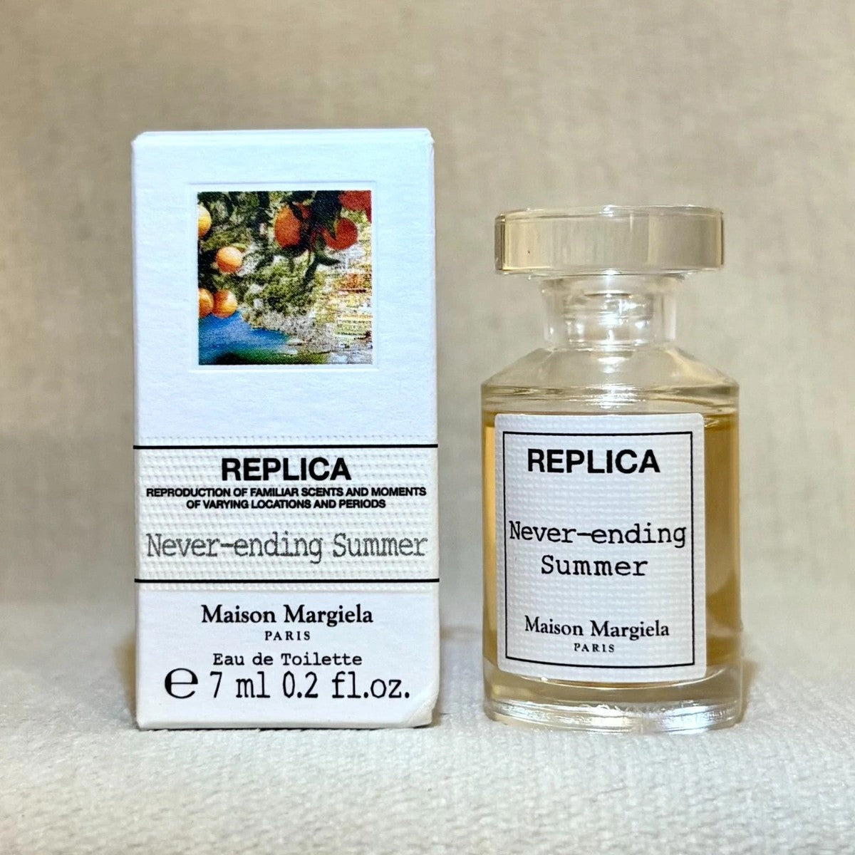 Miniature Replica Never Ending Summer 7ml EDT