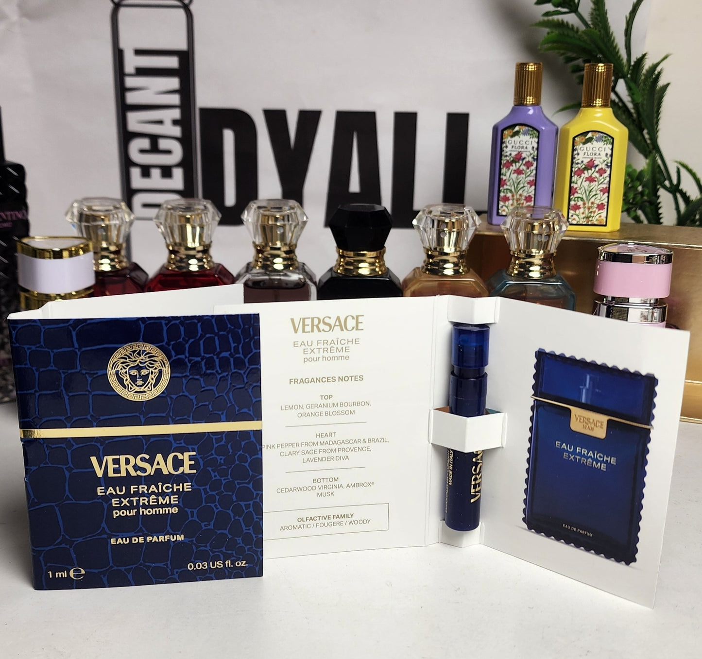 Echantillon Versace Eau Fraiche Extrème pour homme EDP