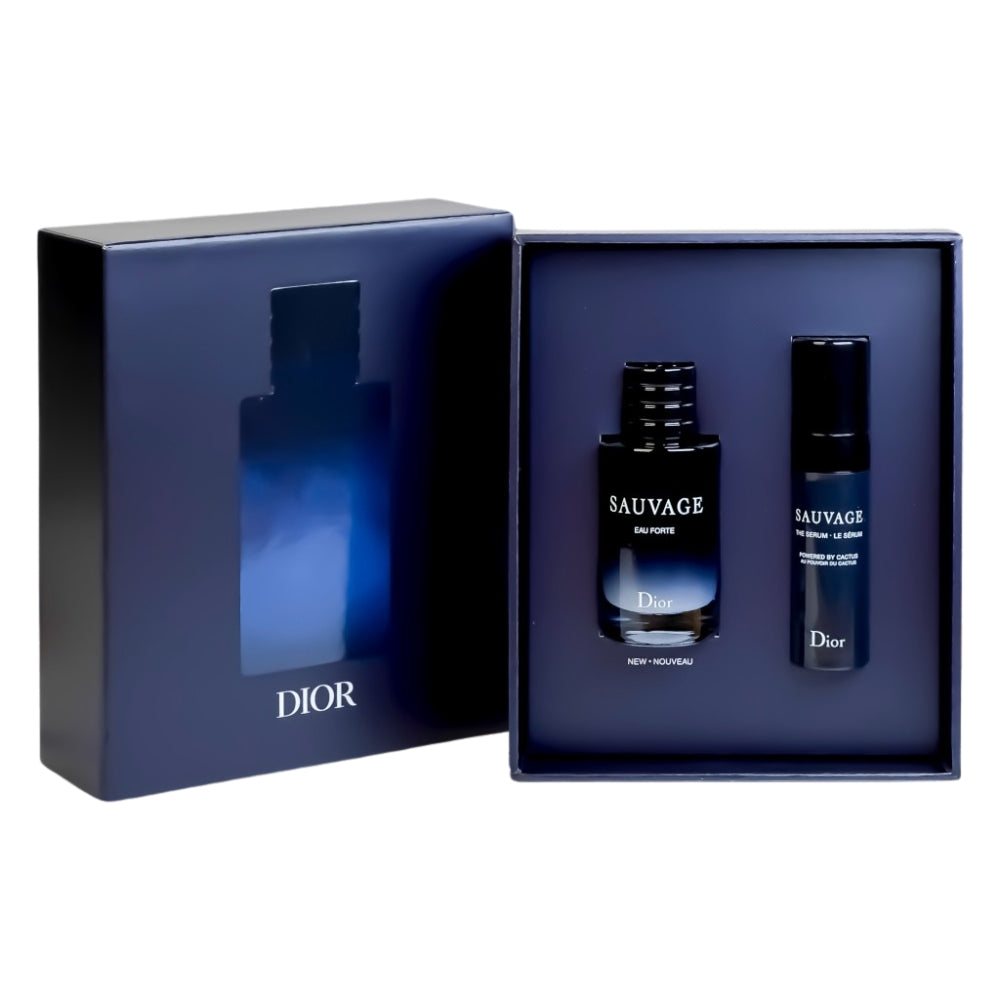 Minicoffret Christian Dior Sauvage Eau Forte pour Homme Mini Set Parfum Water-Based 10ml + The Serum 5ml