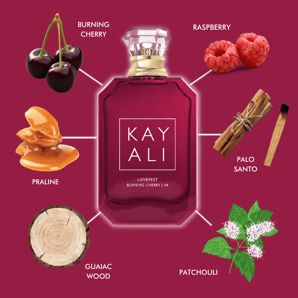Kayali Lovefest Burning Cherry | 48