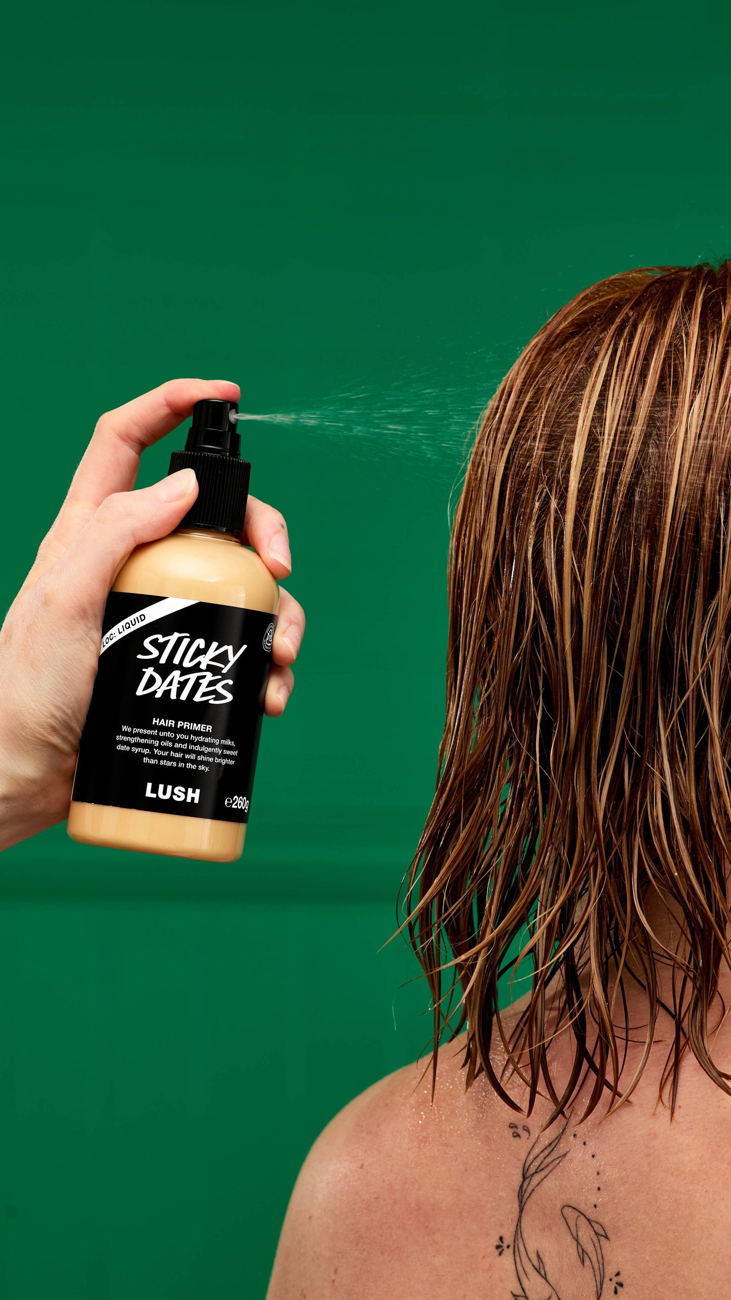 Sticky Dates Lush Primer pour cheveux
