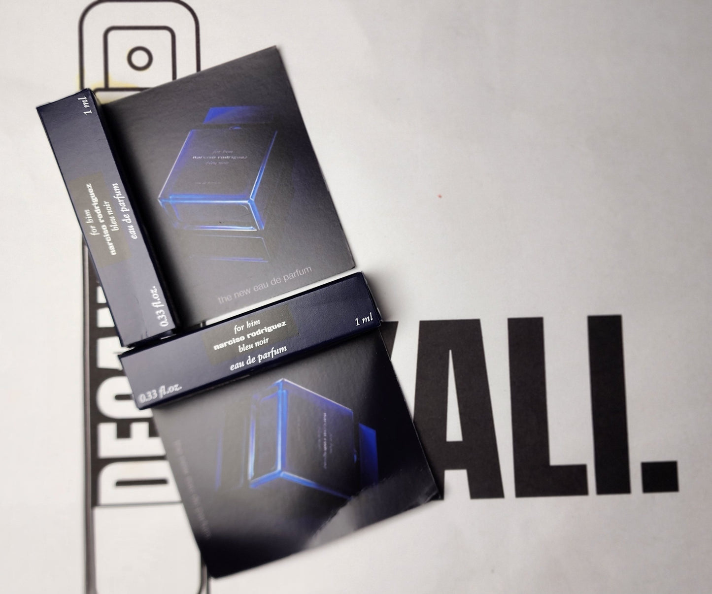 Echantillon Narciso Rodriguez Bleu Noir For Him