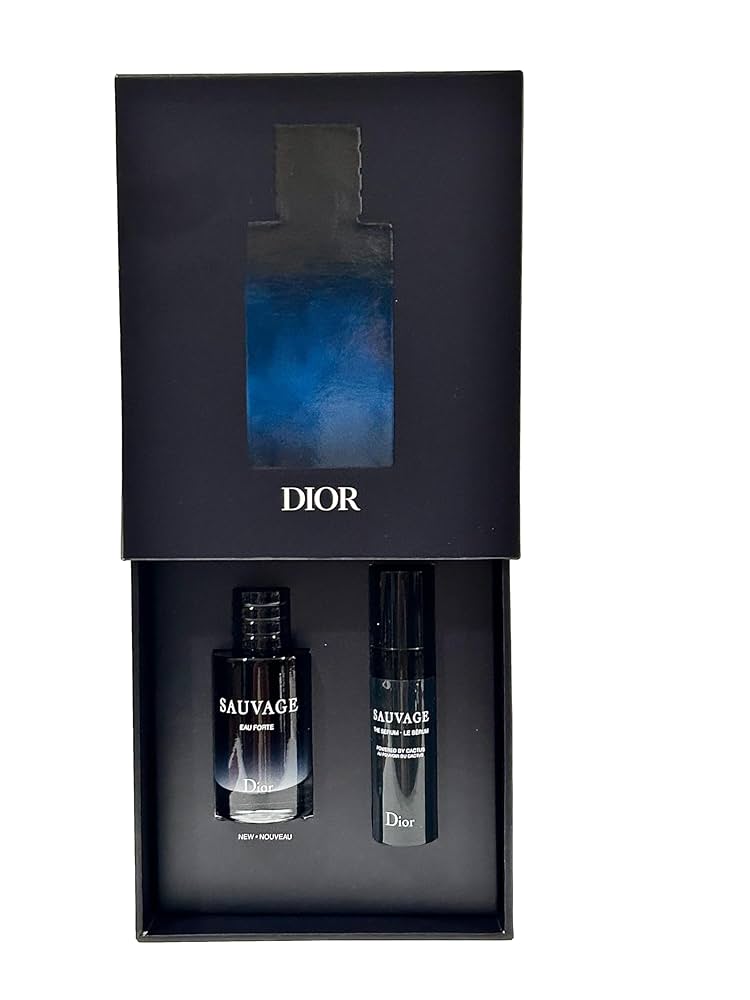 Minicoffret Christian Dior Sauvage Eau Forte pour Homme Mini Set Parfum Water-Based 10ml + The Serum 5ml