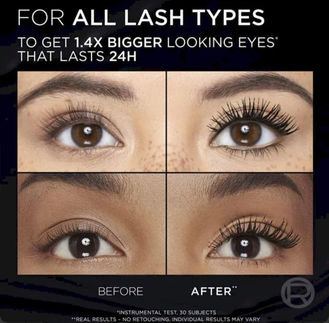 L'OREAL PARIS PANORAMA MASCARA VOLUME ALL NIGHT BLACK