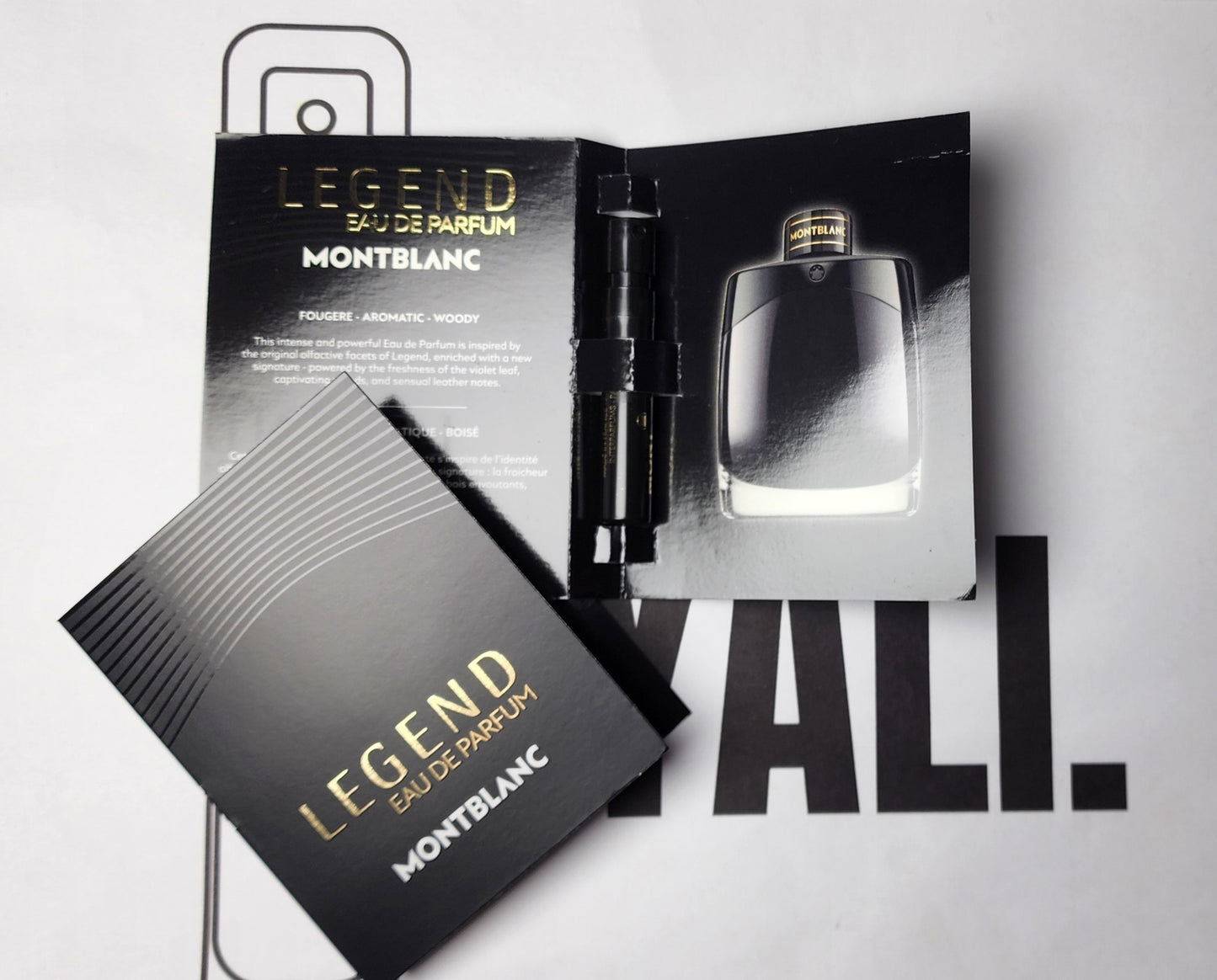 Echantillon Mont Blanc Legend eau de parfum