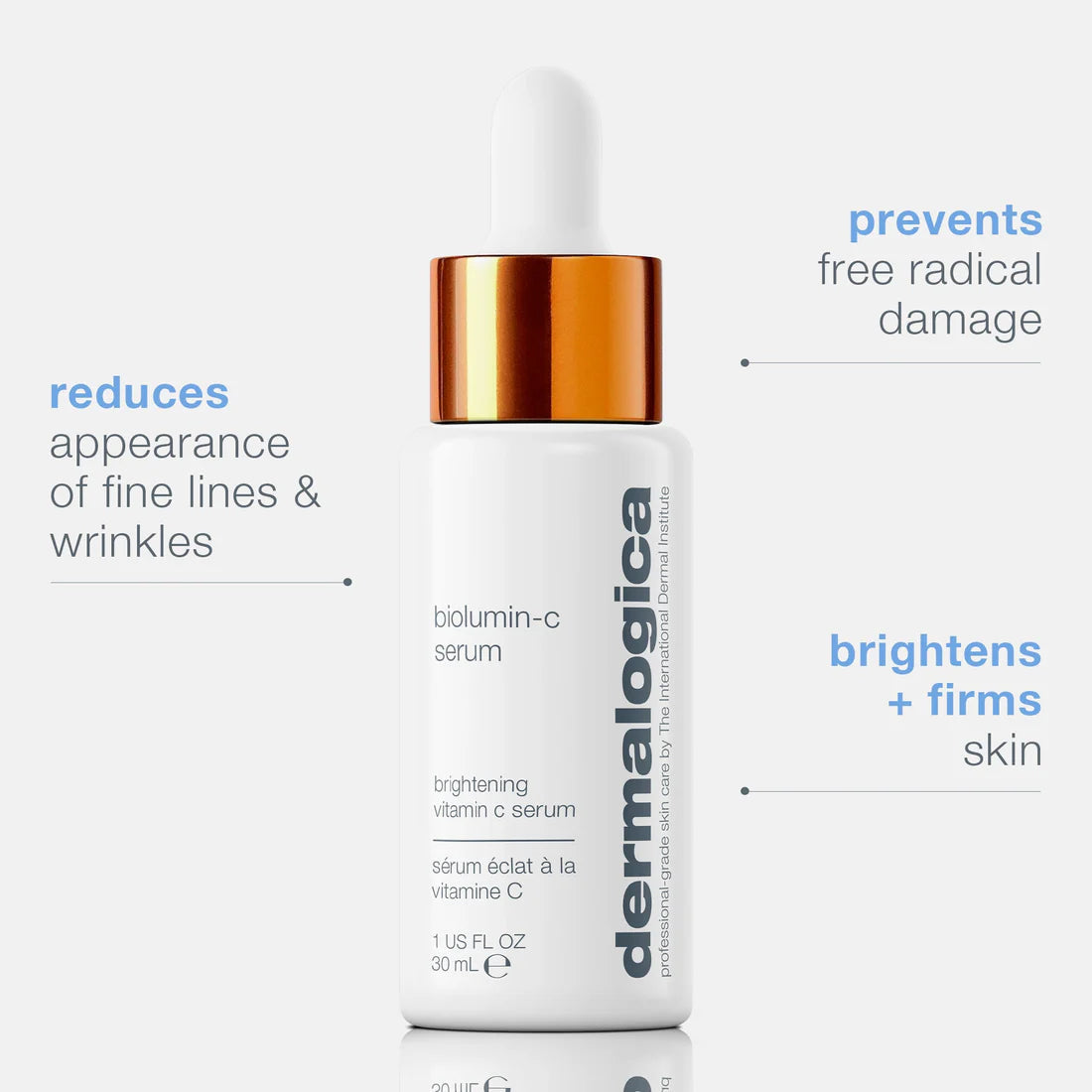 Mini biolumin-c vitamin c serum
exfoliates, brightens, and firms 3ml