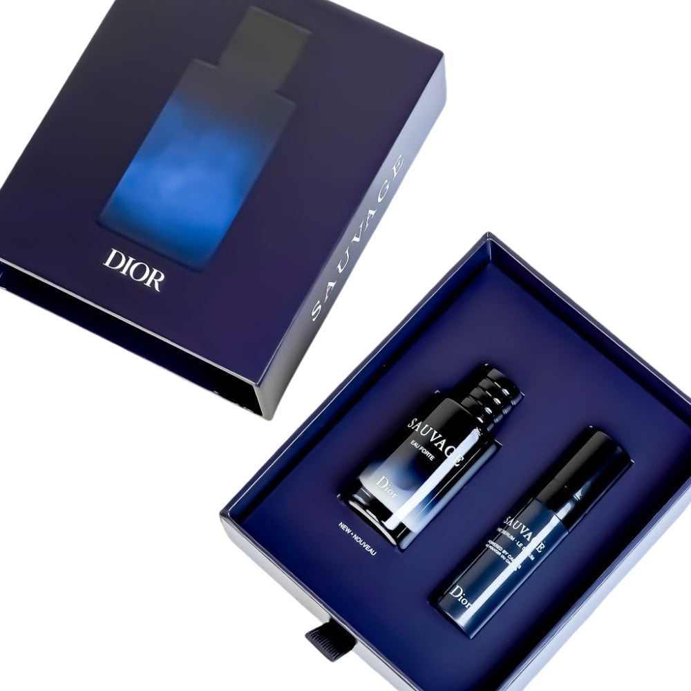 Minicoffret Christian Dior Sauvage Eau Forte pour Homme Mini Set Parfum Water-Based 10ml + The Serum 5ml