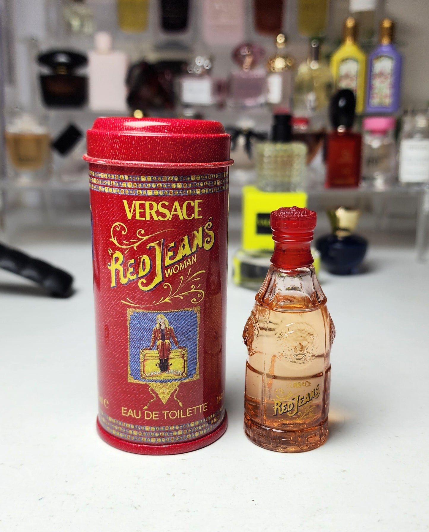 Miniature Versace Red Jeans Woman 7.5ml