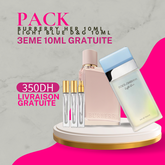Pack Burberry Her et Light Blue Avec livraison gratuite