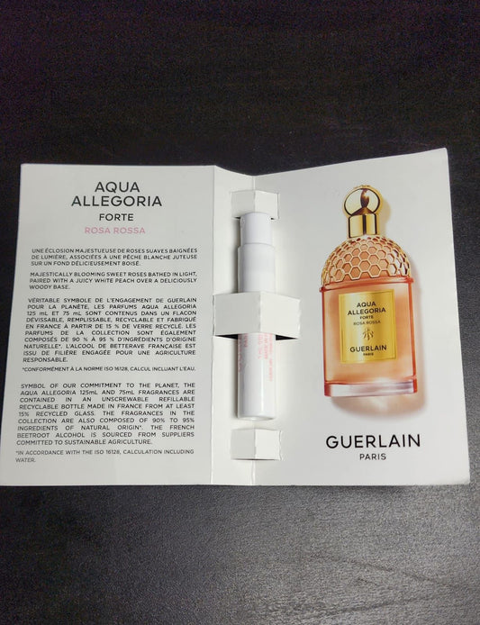 Echantillon Guerlain Aqua Allegoria Forte Rosa Rossa