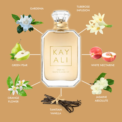 Miniature Kayali Deja Vue White Flower travel spray