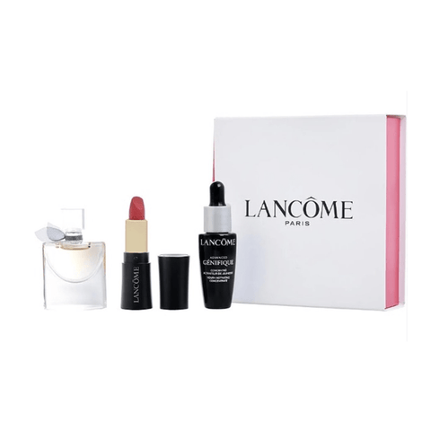 Minicoffret Lancome La Vie Est Belle Eau de Parfum avec Serum + L'absolu Rouge Lipstick
