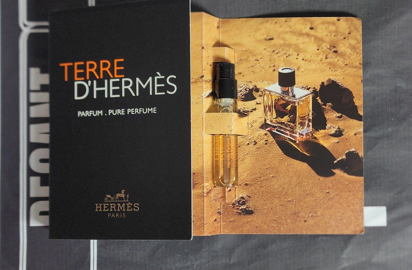 Echantillon Terre D'hermes Le Parfum Pure