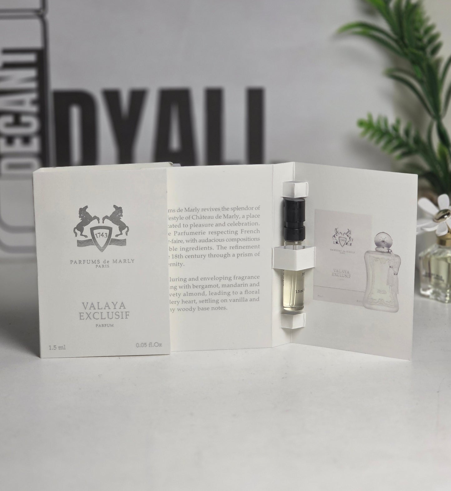Echantillon VALAYA EXCLUSIF Parfum de Marly 1.5ml eau de parfum pour femme