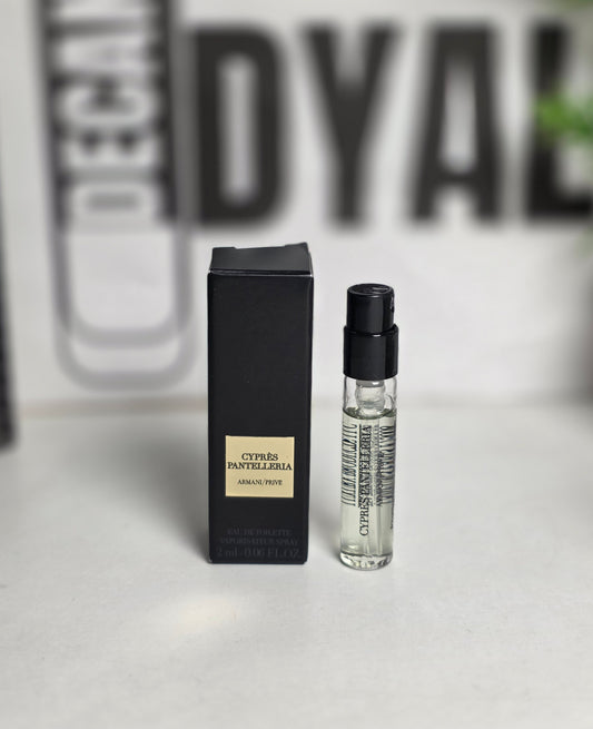 Echantillon Armani Cypres Pantelleria 2ml