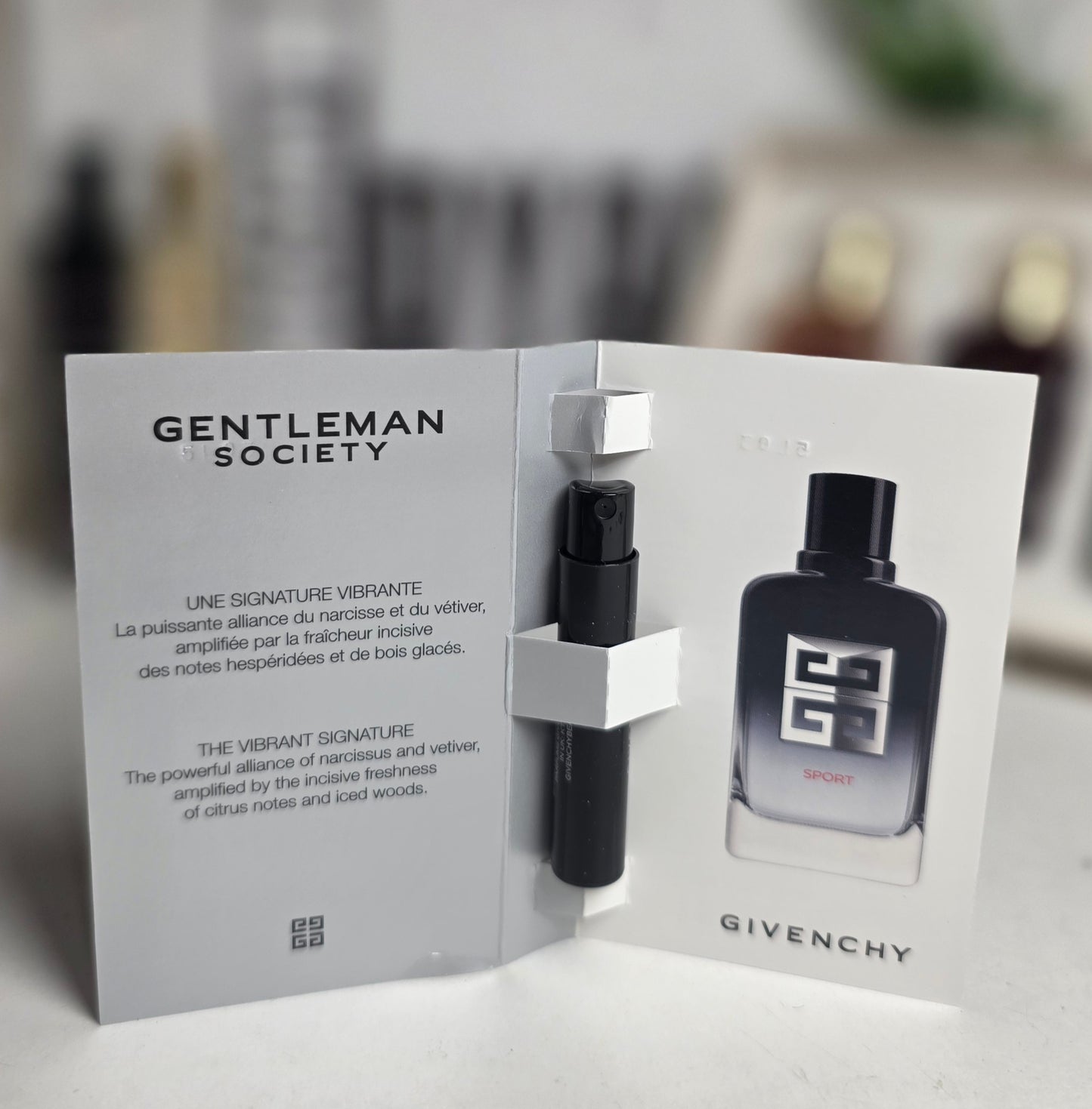 Echantillon Givenchy Gentleman Sport pour Homme