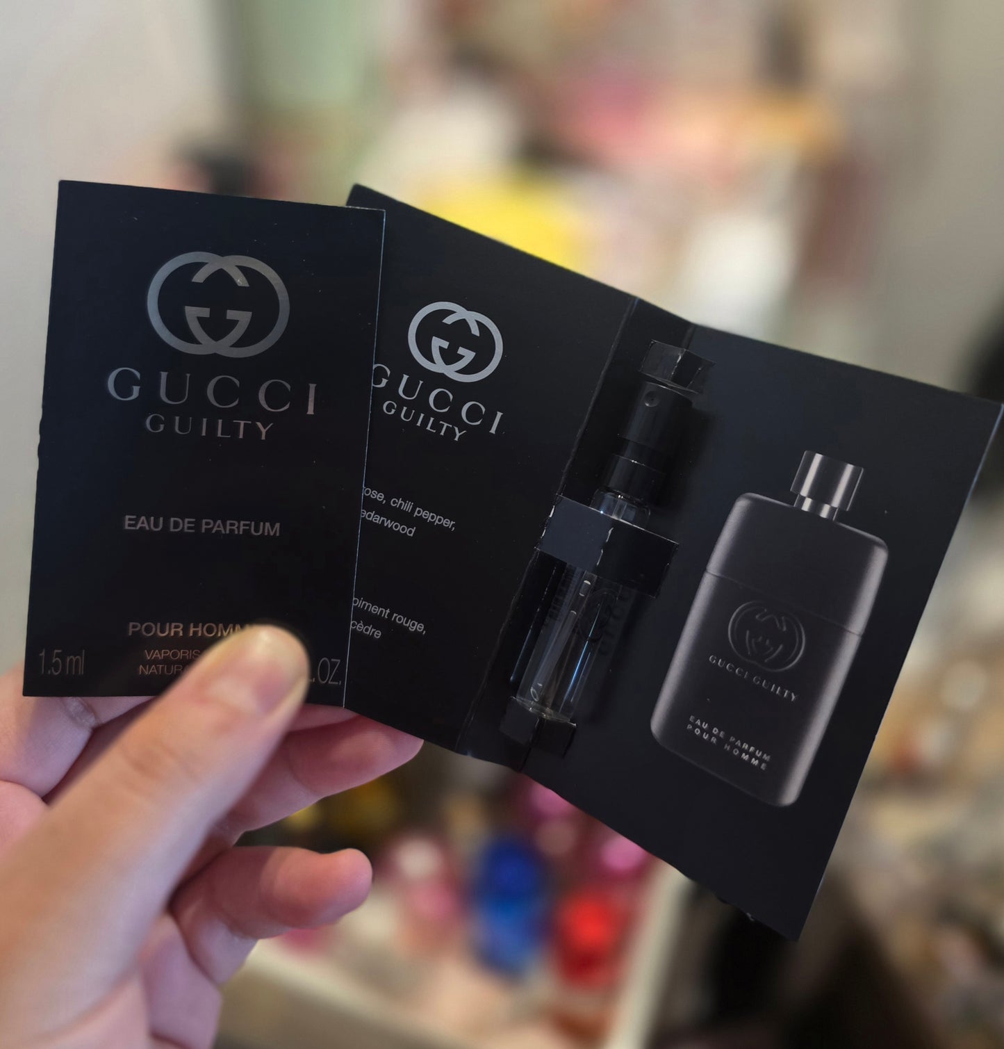 Echantillon Gucci Guilty eau de parfum pour homme