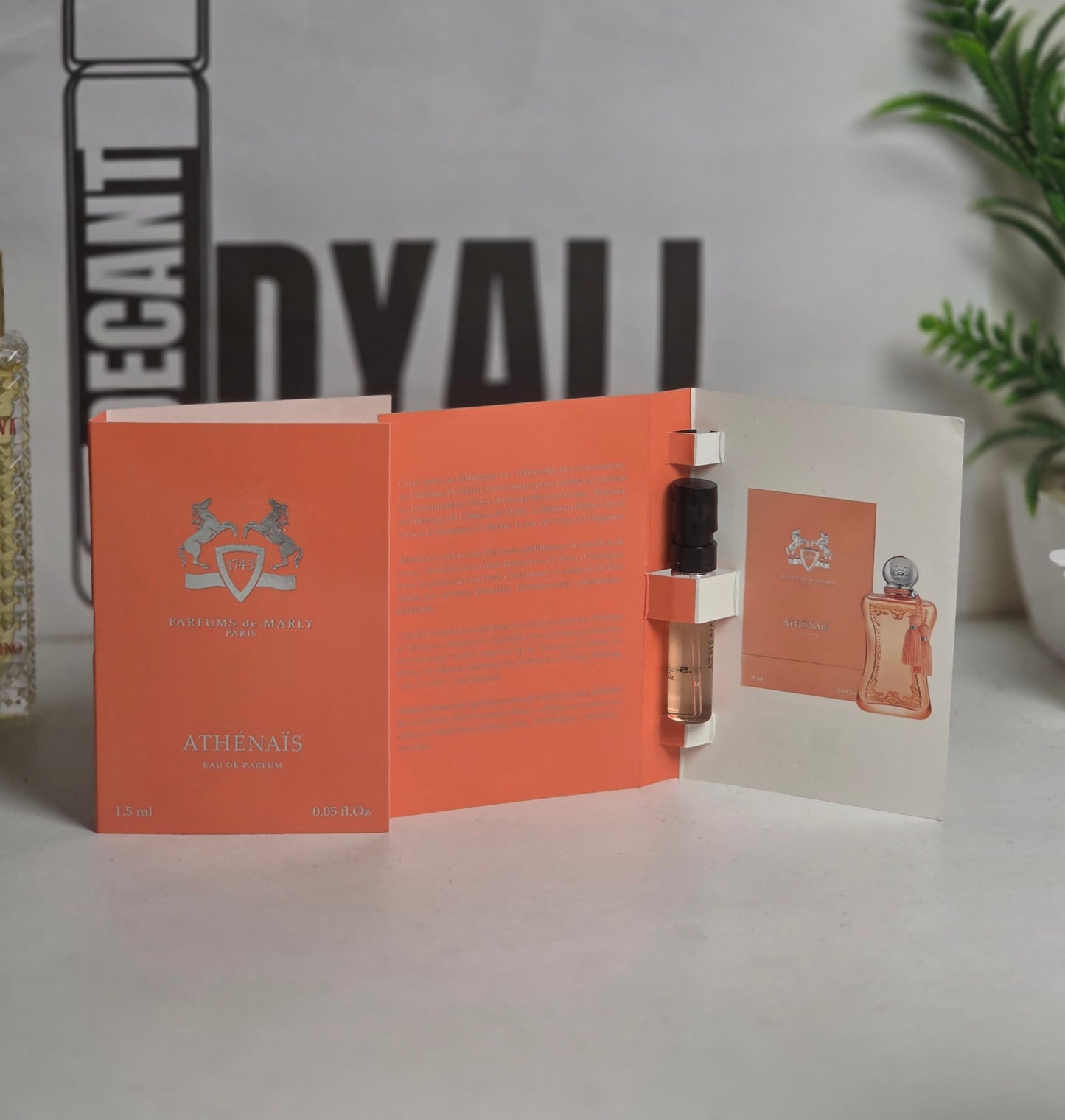 Echantillon ATHÈNAÏS Parfum de Marly 1.5ml eau de parfum pour femme