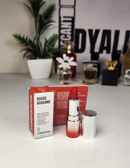 Paco Rabanne Rouge Rabanne Famous Lip Color In 636 Red Seal 1g Travel Size