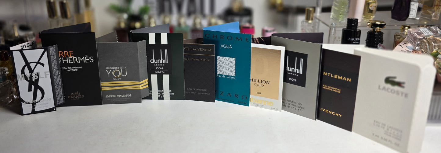 .Pack 10 Echantillons pour Homme 100% Original