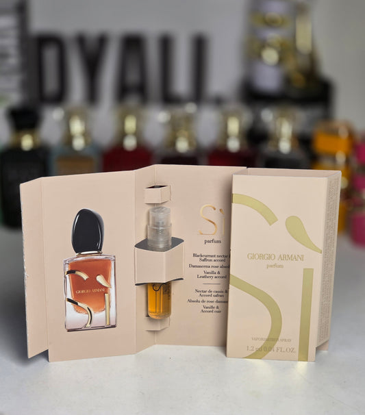 Echantillon Armani Si Intense