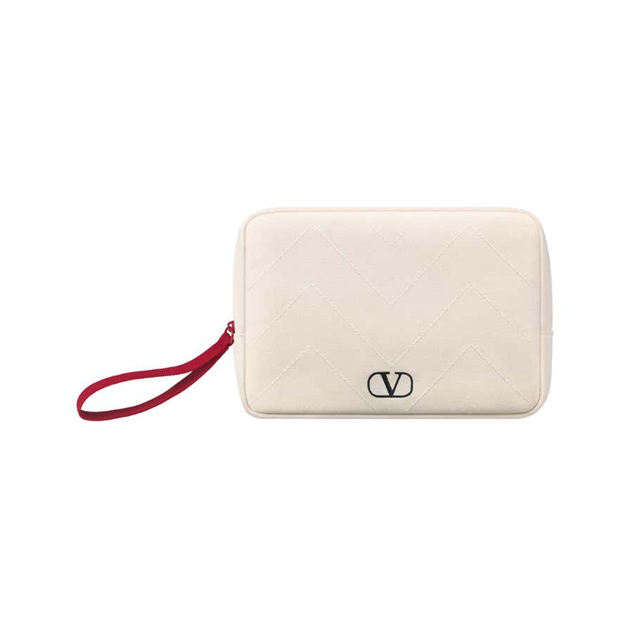 VALENTINO VENDETTA IVORY POUCH Trousse