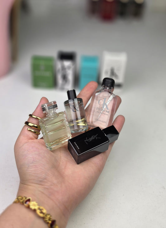 . Pack 4 Miniatures YSL + Calvin Klein + Tiffany&Co + Guerlain