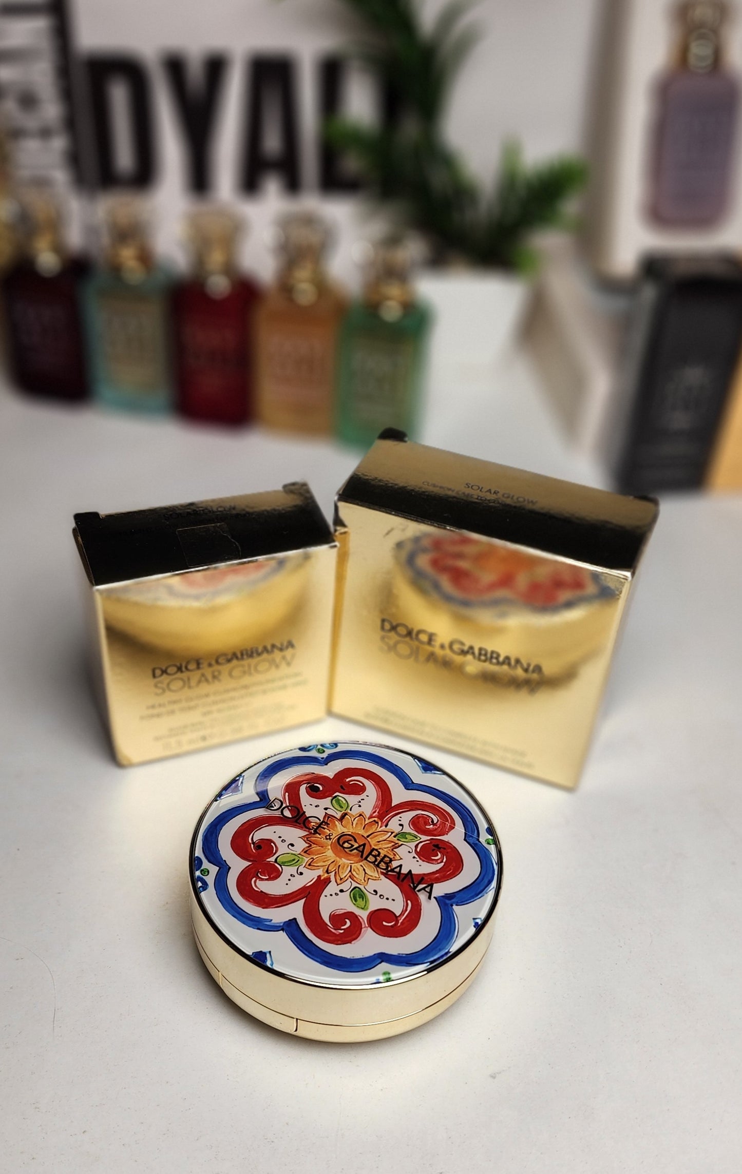 Dolce & Gabbana Solar Glow Cushion case + Healthy Glow Cushion Foundation