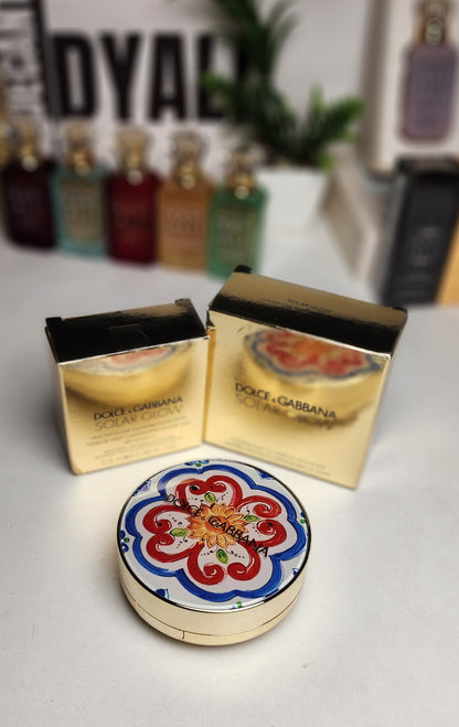 Dolce & Gabbana Solar Glow Cushion case + Healthy Glow Cushion Foundation