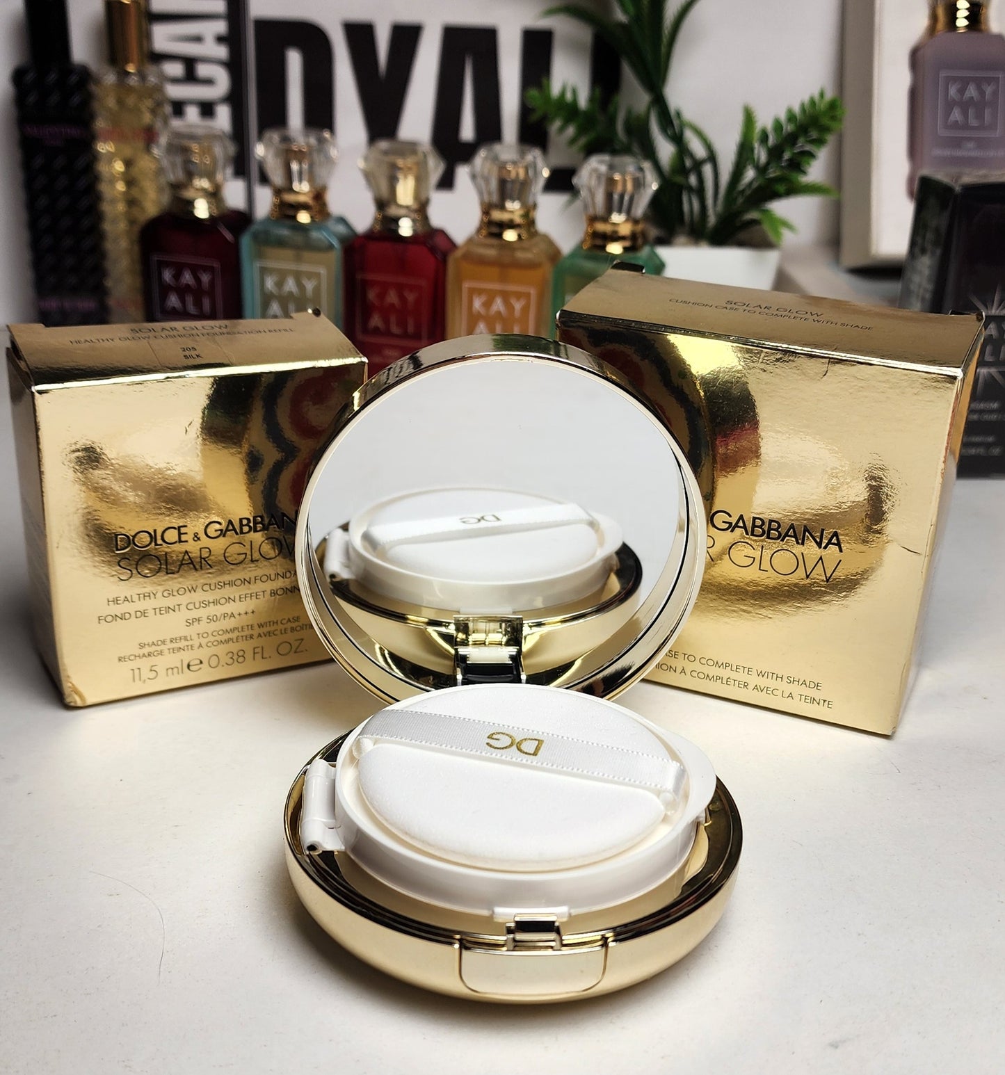 Dolce & Gabbana Solar Glow Cushion case + Healthy Glow Cushion Foundation