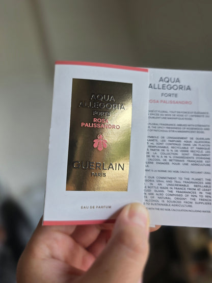 Echantillon Guerlain Aqua Allegoria Rosa Palissandro