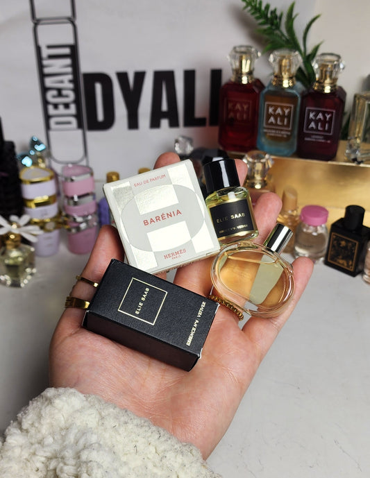 .Pack 2 Miniatures Hèrmes + Elie Saab