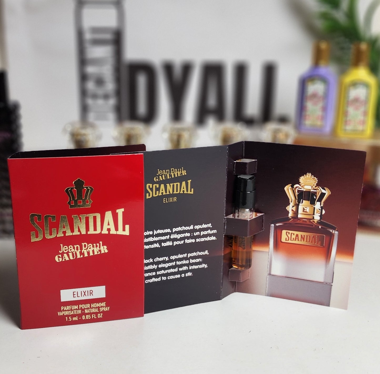 Echantillon Scandal JPG Elixir Pour Homme