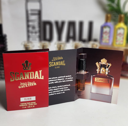 Echantillon Scandal JPG Elixir Pour Homme
