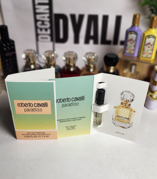 Echantillon Roberto Cavalli Paradiso Eau de Parfum pour femme