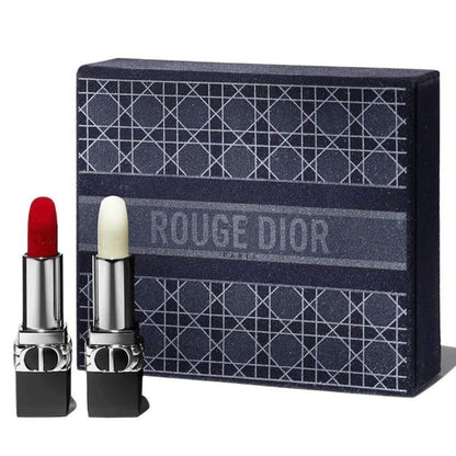 Dior Rouge Lipstick Set Lip Duo Collection Set Rouge Dior 999 & Rouge A Levre