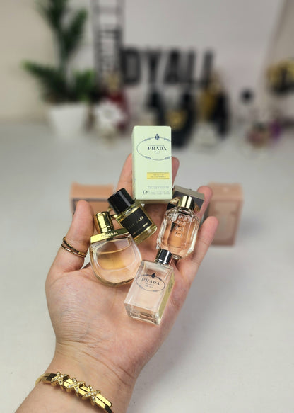 .Pack 4 Miniatures Boss + Elie Saab + Chloe + Prada