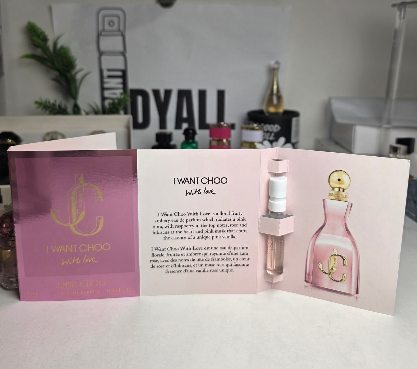 Echantillon Jimmy Choo I Want Choo With Love EDP 2ml