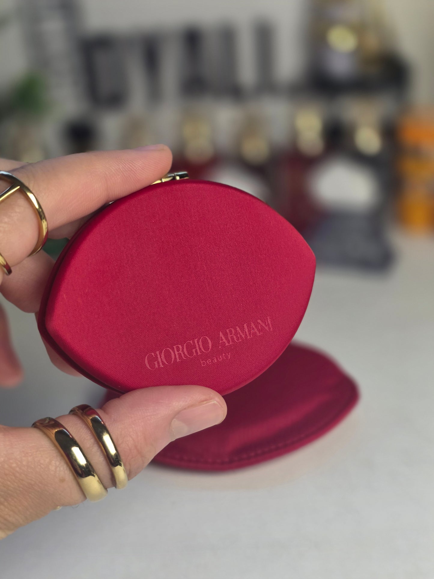 Mirroir Armani Rouge