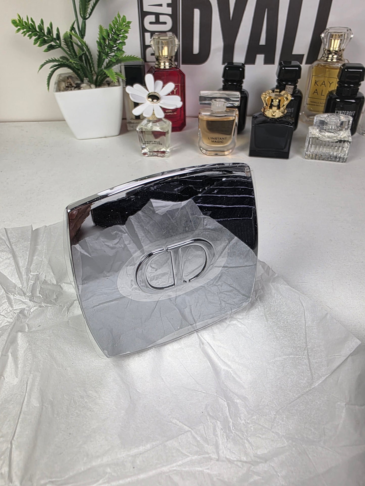 Christian Dior Miroir Compact Silver 7x7x1cm Limited
